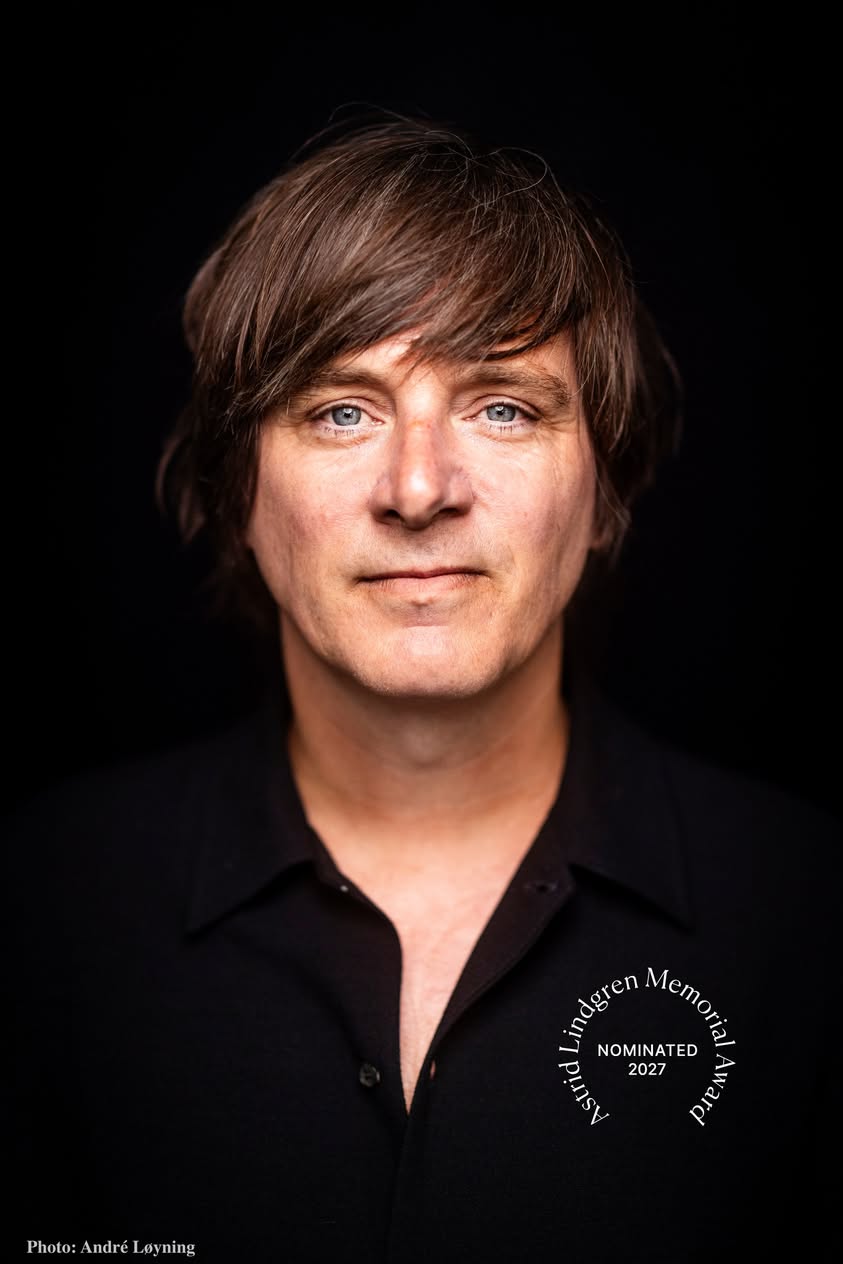 Portrait of Simon Stranger, nominated for the Astrid Lindgren Memorial Award 2027